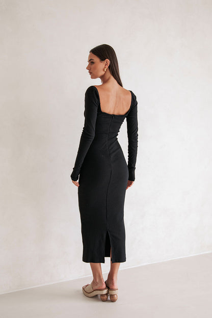 SAMPLE-Geneva Dress - Black