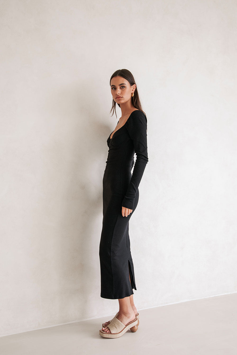 SAMPLE-Geneva Dress - Black