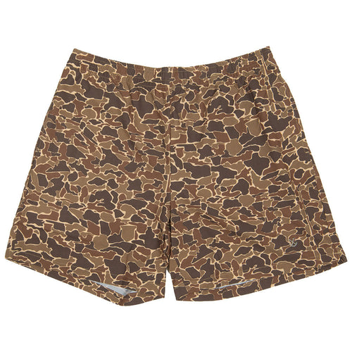 Old Row Camo Swim Trunks