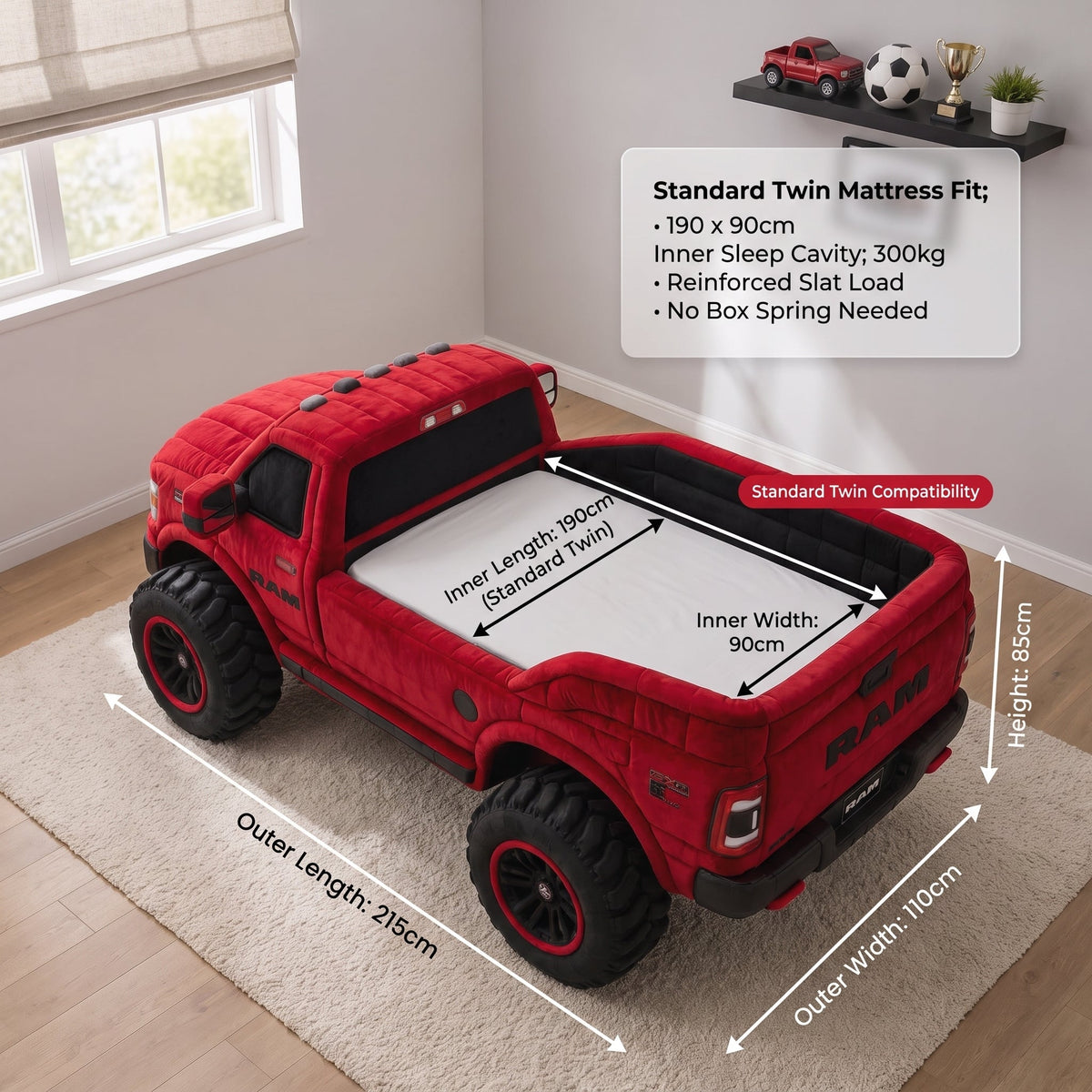 🚘 Kids Pickup Truck Bed – Turn Bedtime Into an Adventure