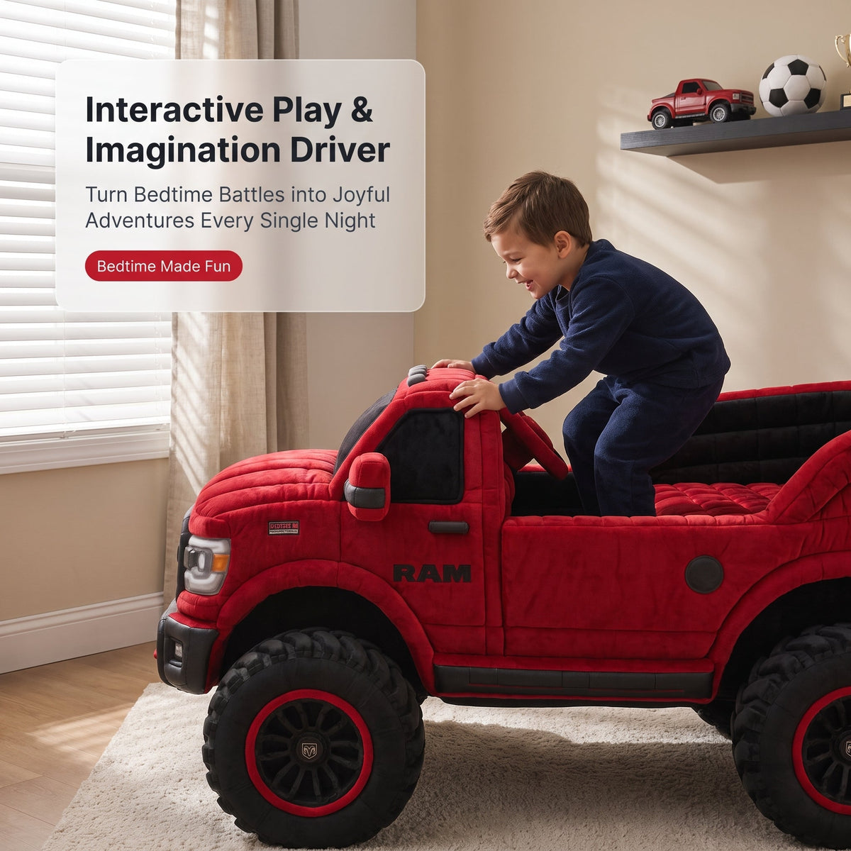🚘 Kids Pickup Truck Bed – Turn Bedtime Into an Adventure