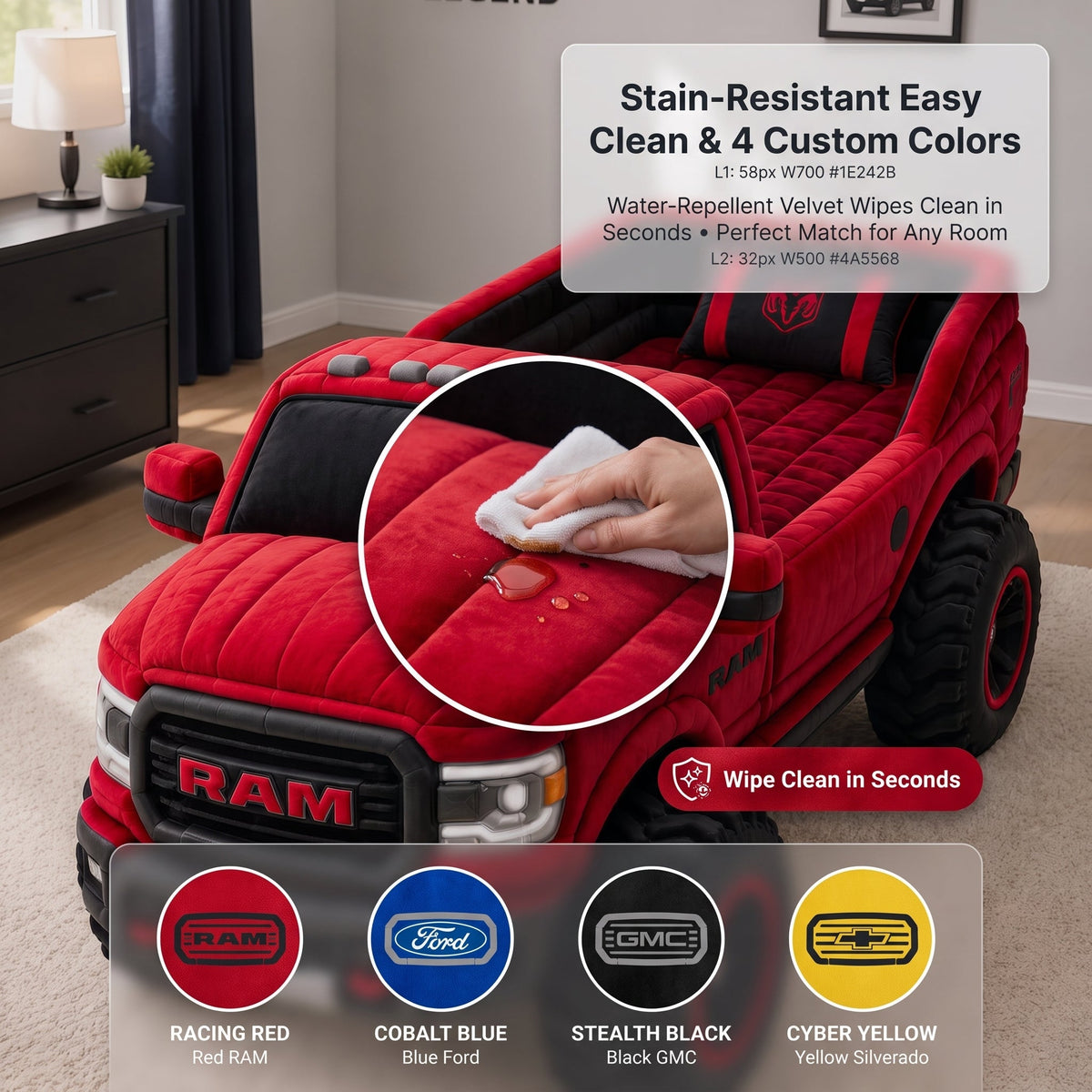 🚘 Kids Pickup Truck Bed – Turn Bedtime Into an Adventure