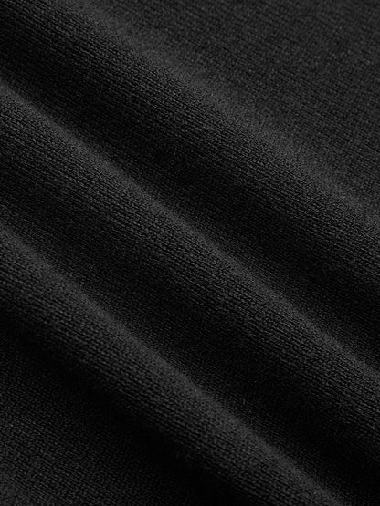 Contrast-Trim Tie-Neck Sweater Vest