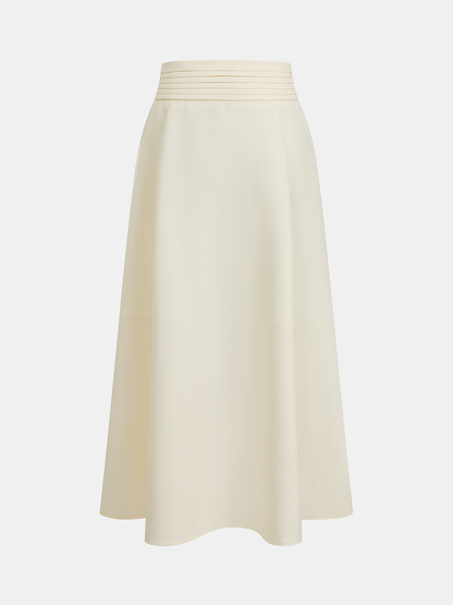 Twist-Front Crop Top & Midi Skirt Set