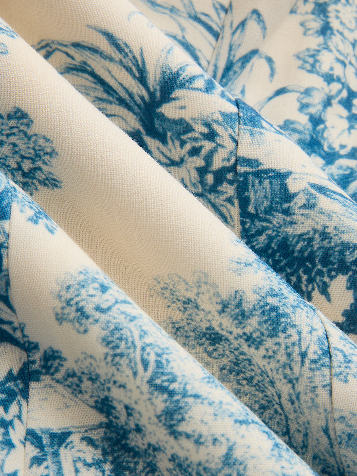 Toile Print Sleeveless Vest & Shorts Set