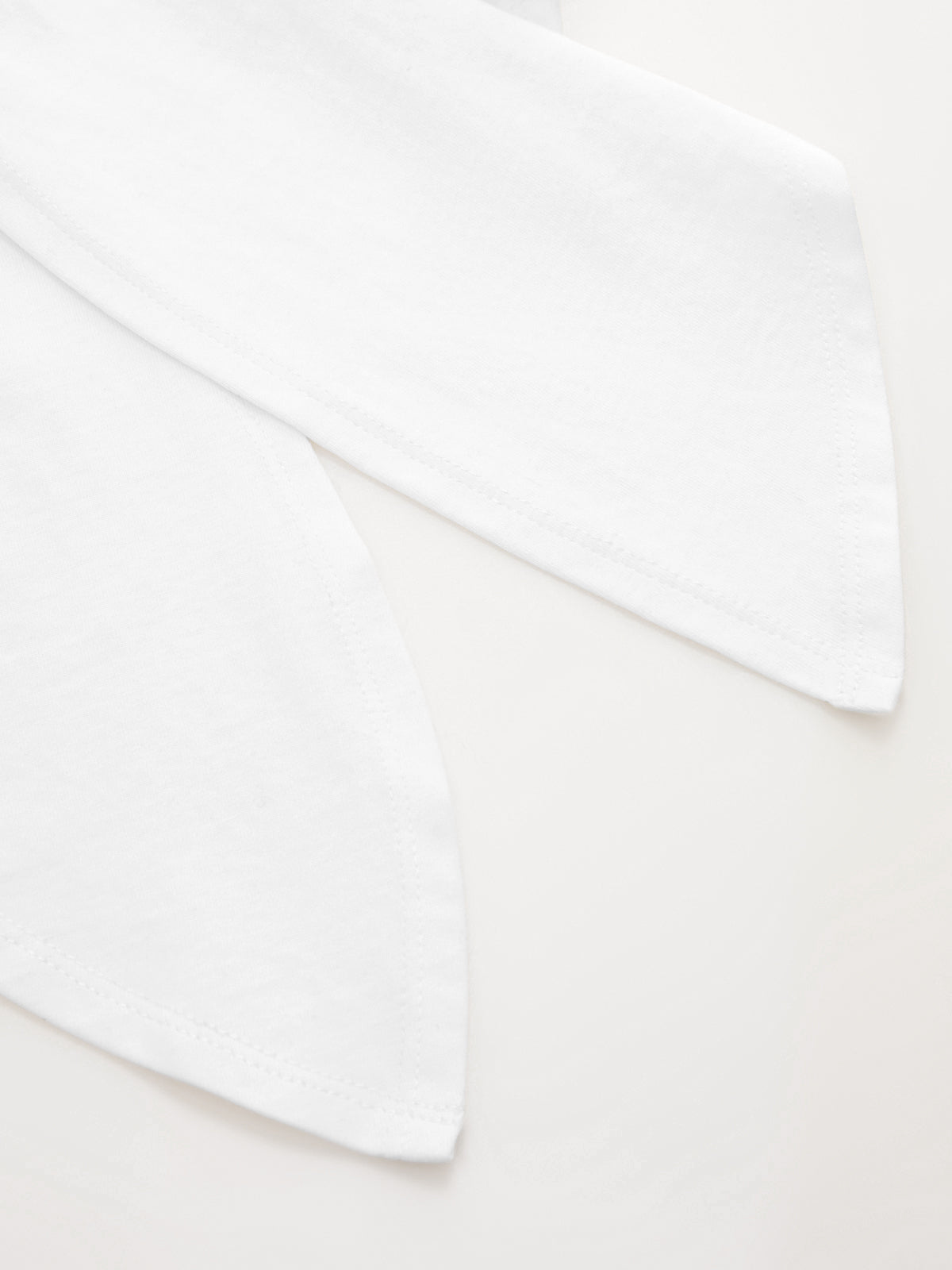 Cotton Knotted Short Sleeve Crop Top