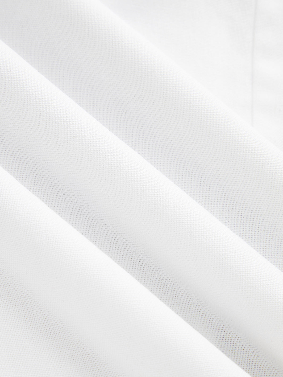 Cotton Linen Twisted Slit Midi Skirt