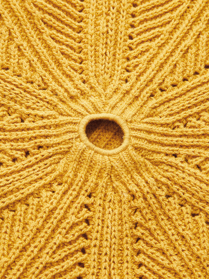 Sleeveless Hollow Out Knit Halter Top
