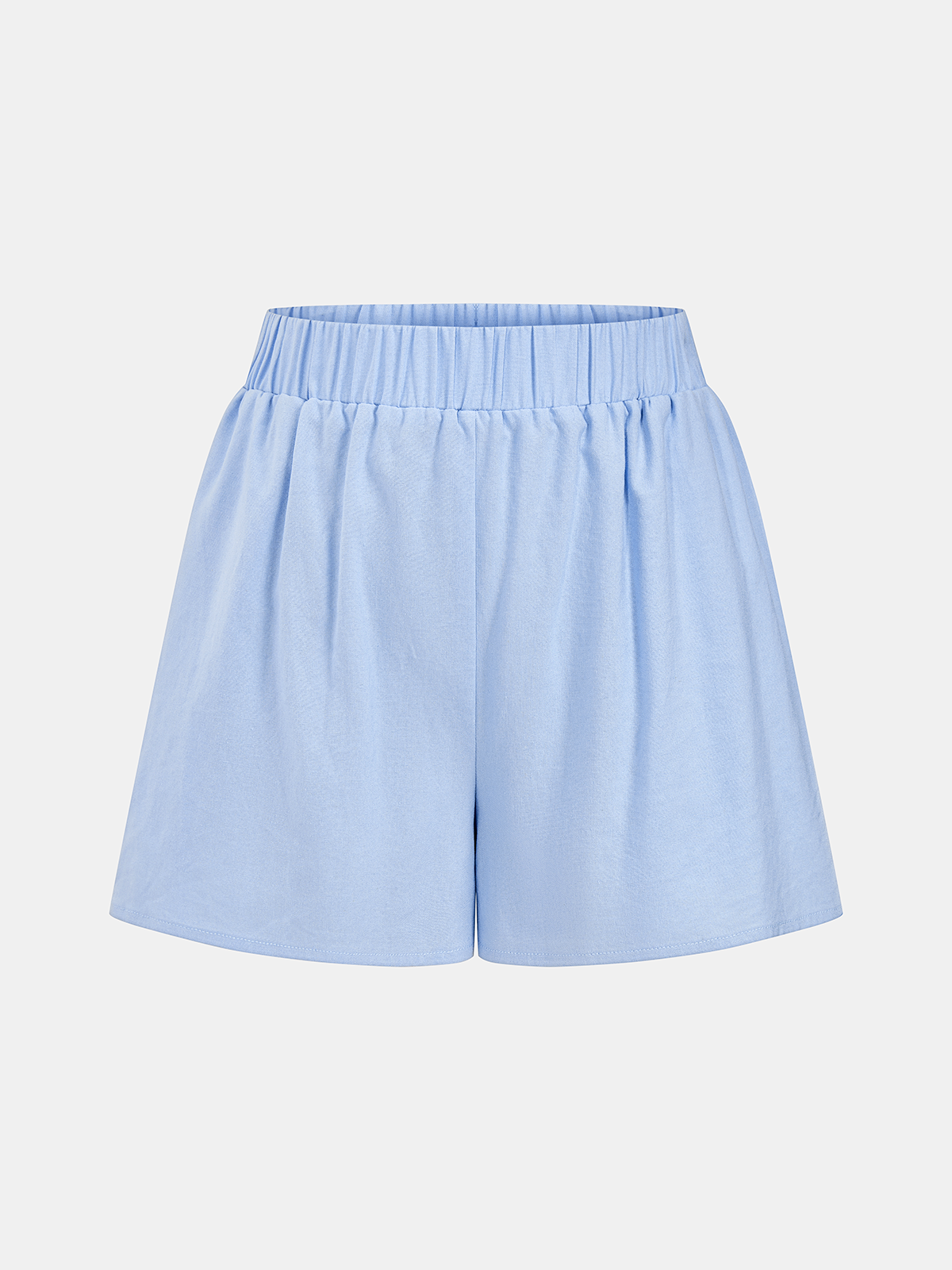 Off Shoulder Smocked Peplum Top & Shorts Set