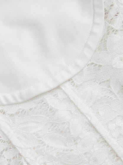 Lace Corset Short Sleeve T-Shirt