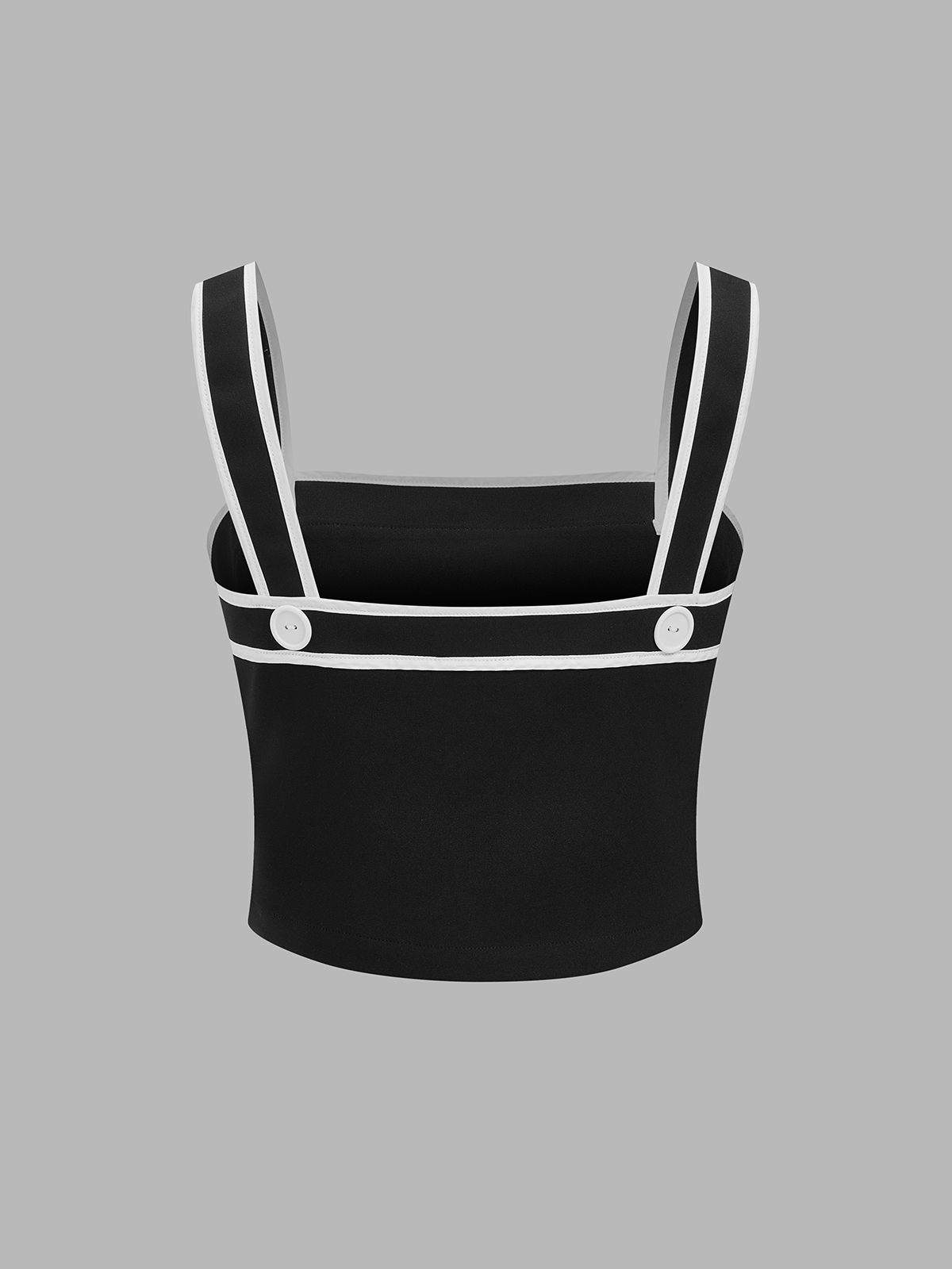Contrast Trim Cami Top & Shorts Set