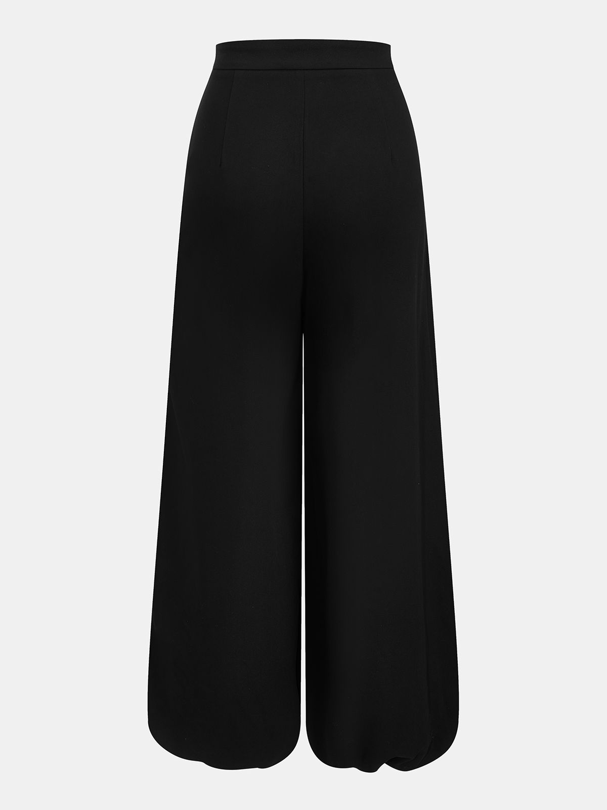Asymmetric Overlay Loose Wide Leg Pants