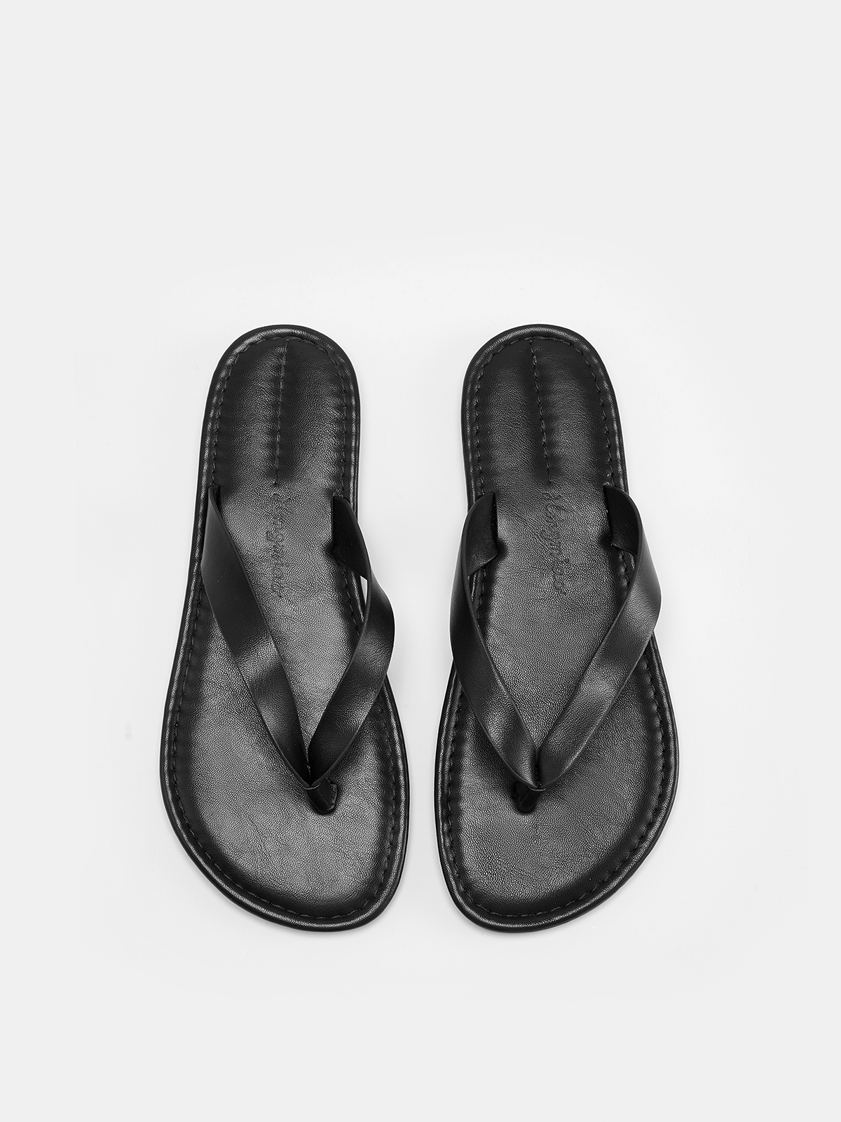 Genuine Leather Casual Flip Flops
