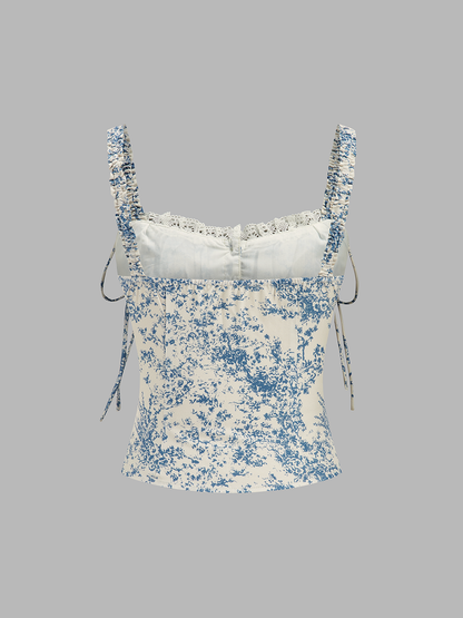 Floral Printed Cami Top