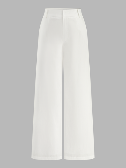 Strapless Asymmetrical Ruched Top & Pants Set