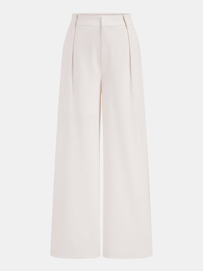 Tie Waist Sleeveless Top & Wide Leg Pants Set