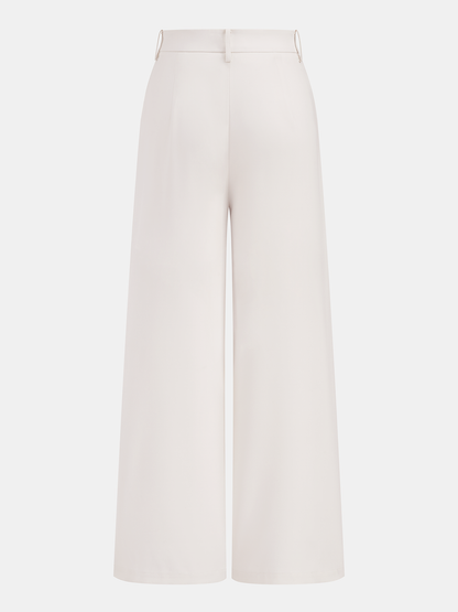 Tie Waist Sleeveless Top & Wide Leg Pants Set