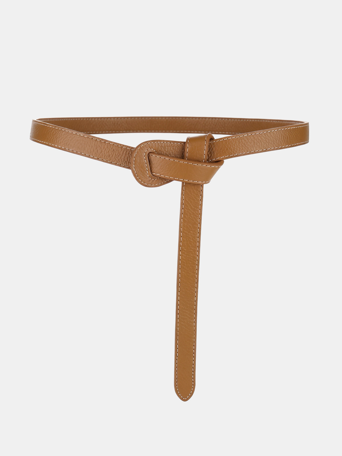 Knotted Leather Waist Belt