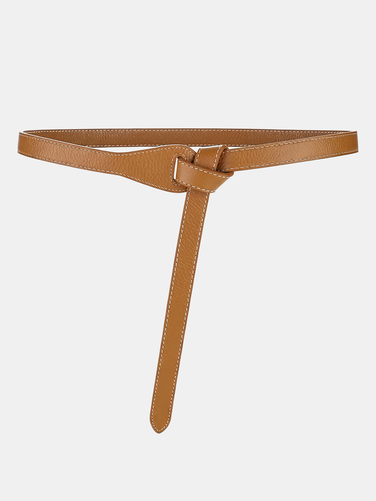Knotted Leather Waist Belt