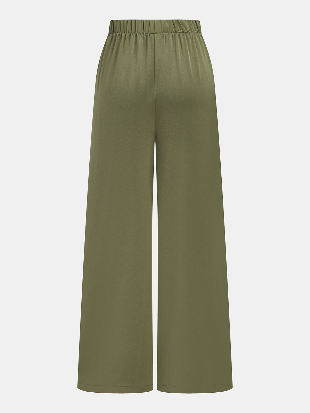 Wrap-Front Sleeveless Top & Wide-Leg Pants Set