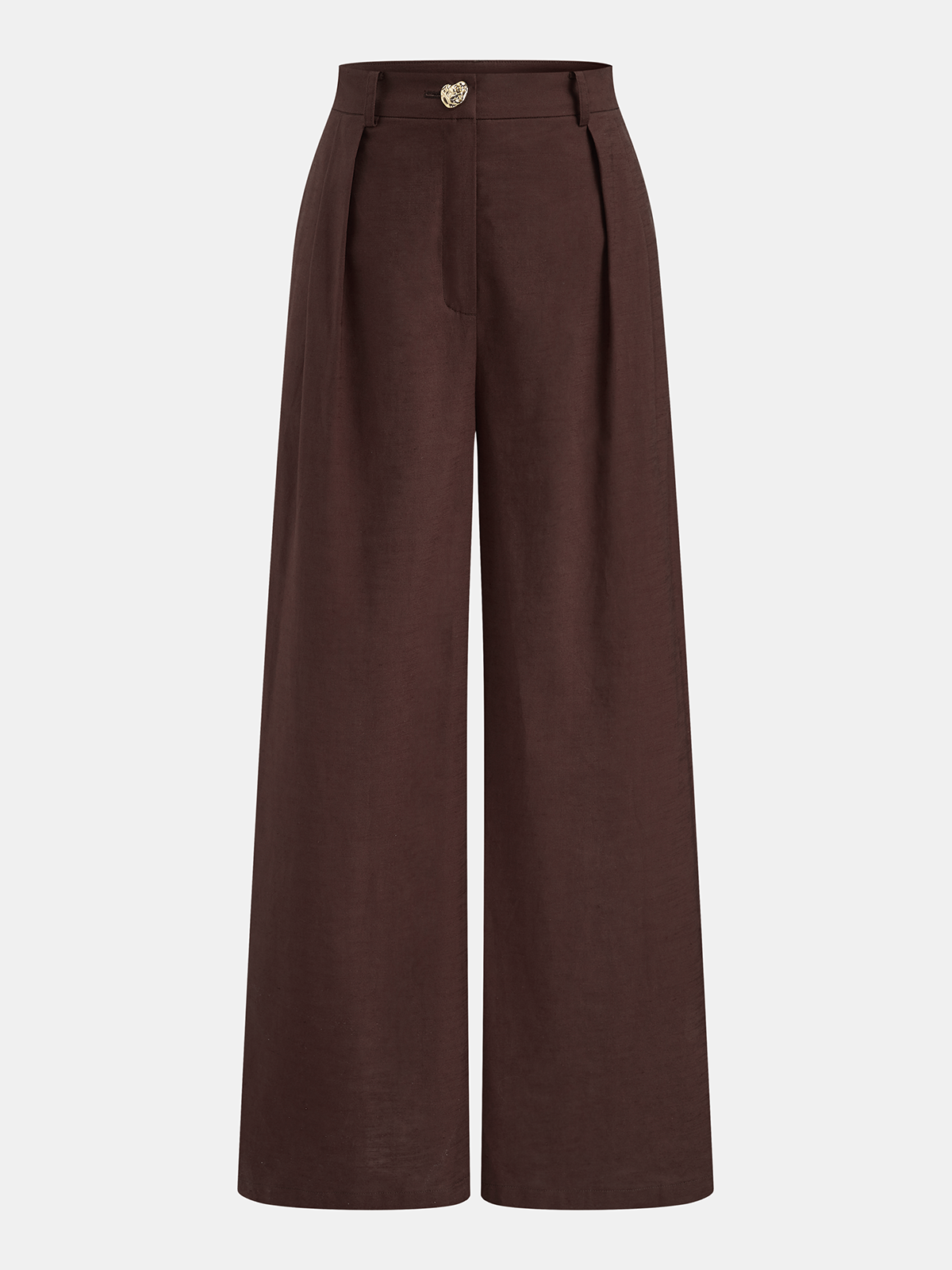 Cotton Linen Halter Buttoned Top & Pants Set