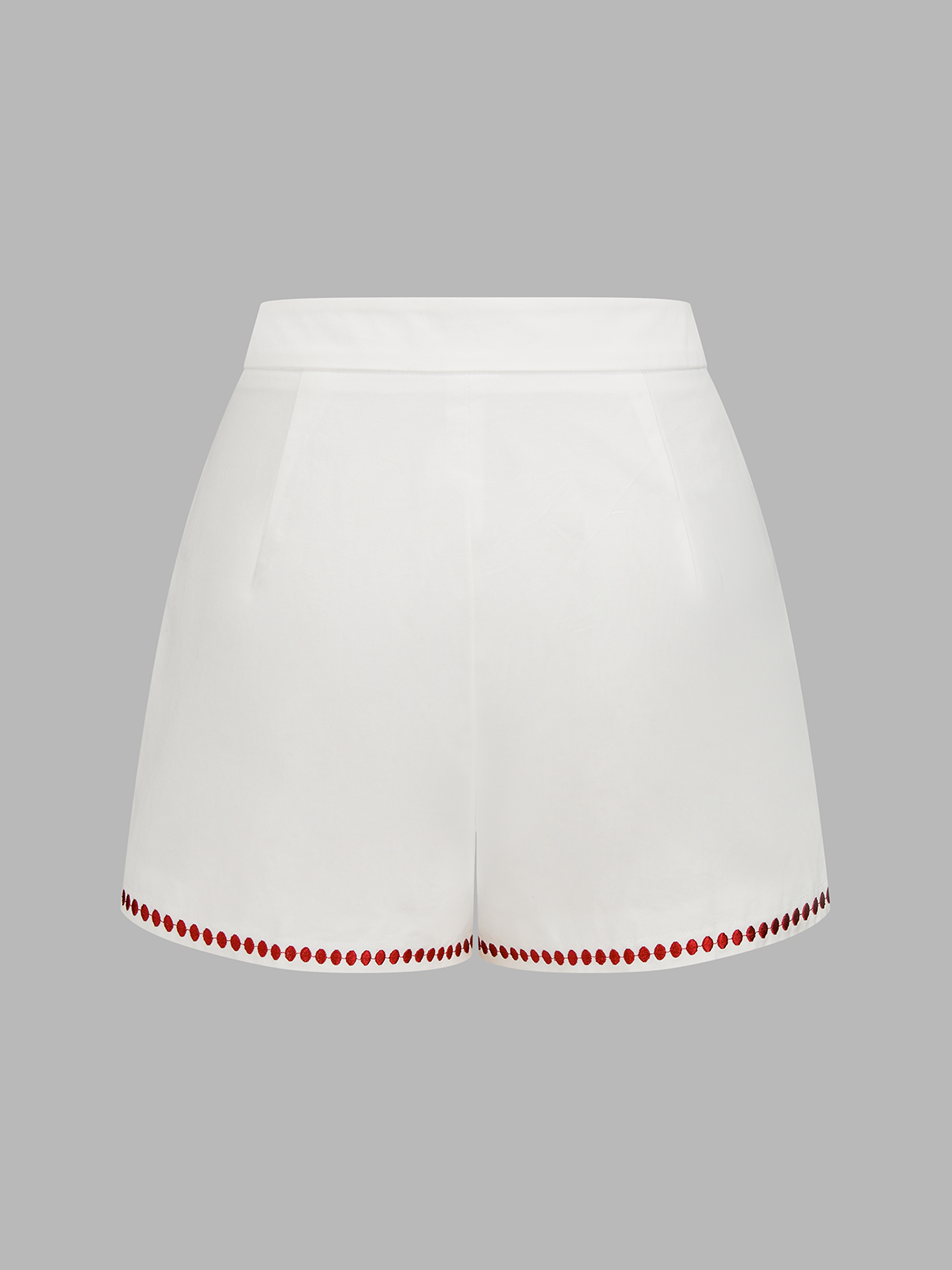 Square Neck Embroidered Top & Shorts Set