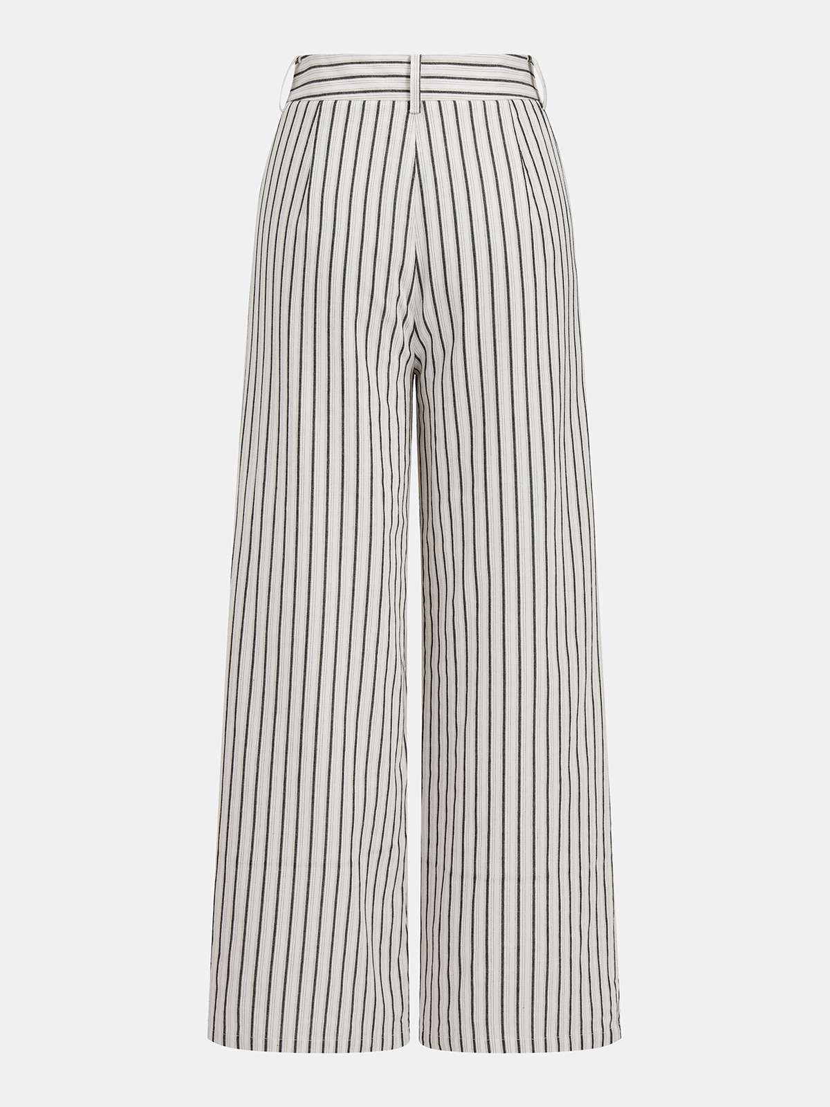 Striped Tie-Back Cotton Top & Pants Set
