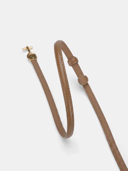 Slim Leather Metal Buckle Waist Belt