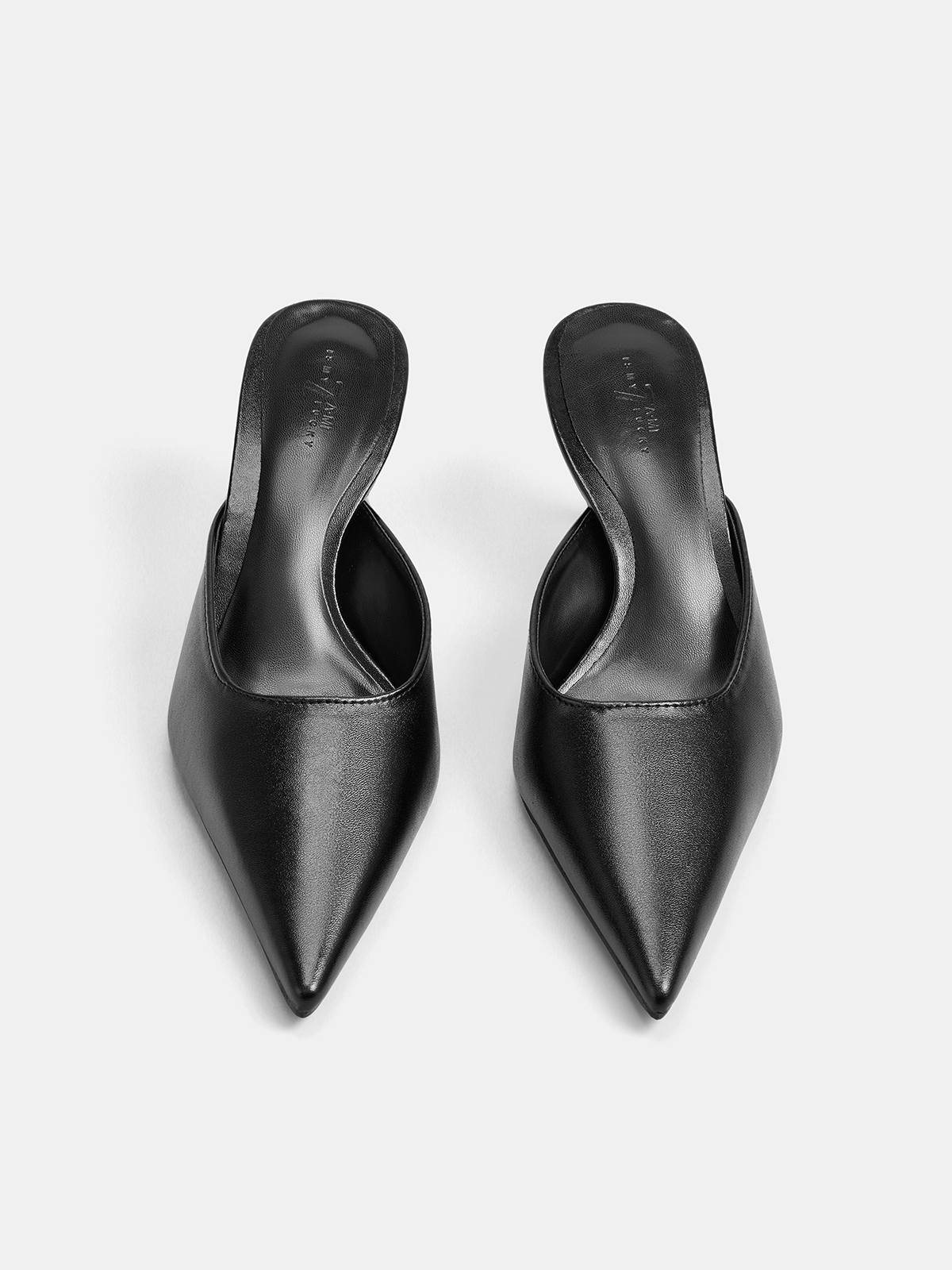 Pointed Toe Stiletto Heeled Mules