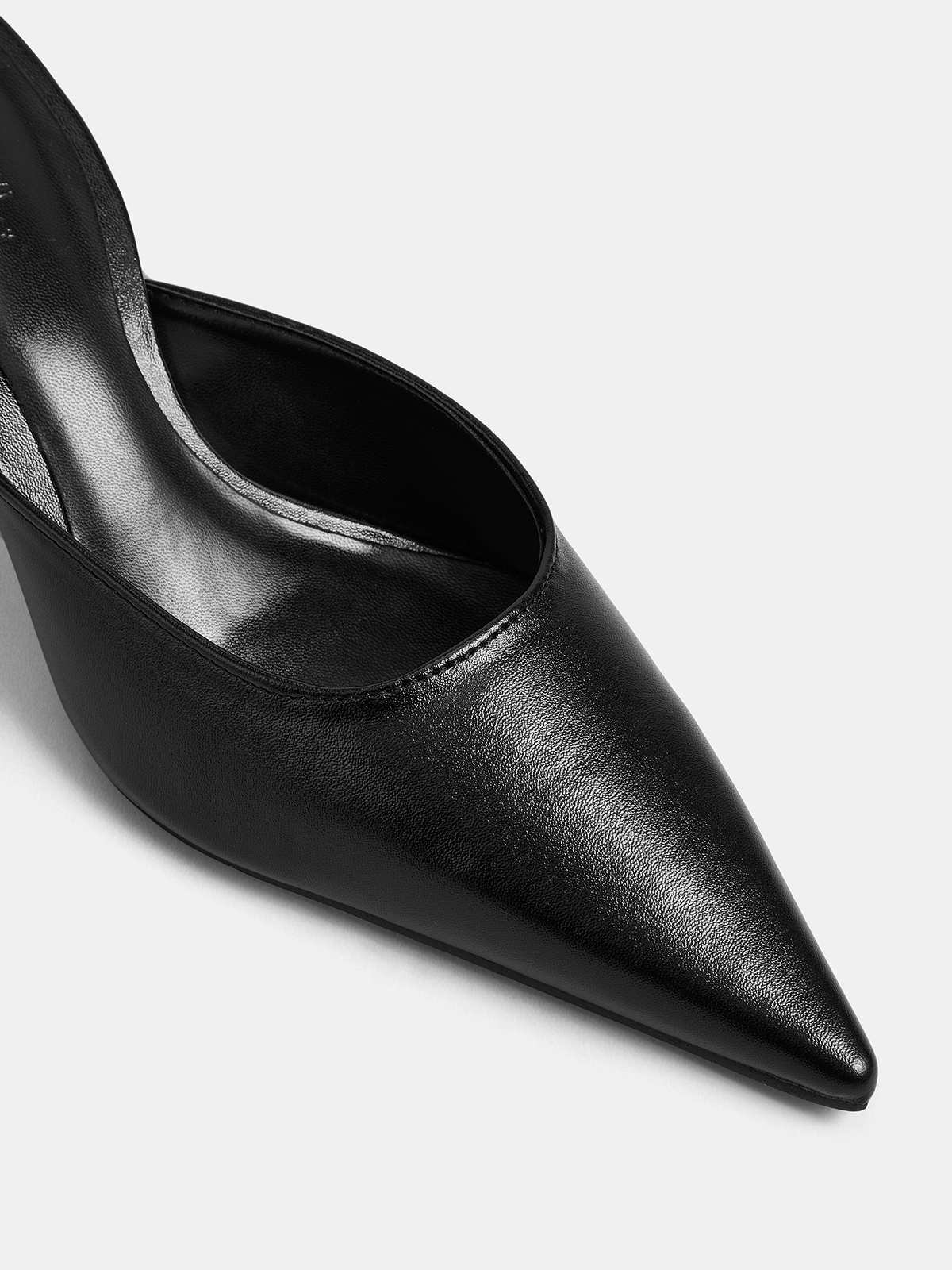 Pointed Toe Stiletto Heeled Mules