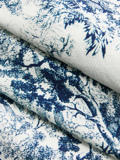 Toile Print Shirt & Wide Leg Pants Set