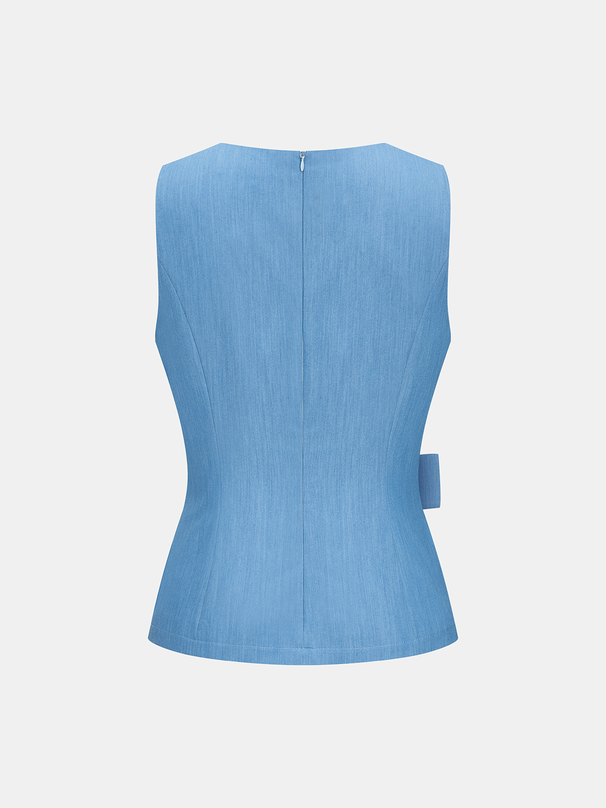 Belted Sleeveless Top & Wide Leg Pants Set