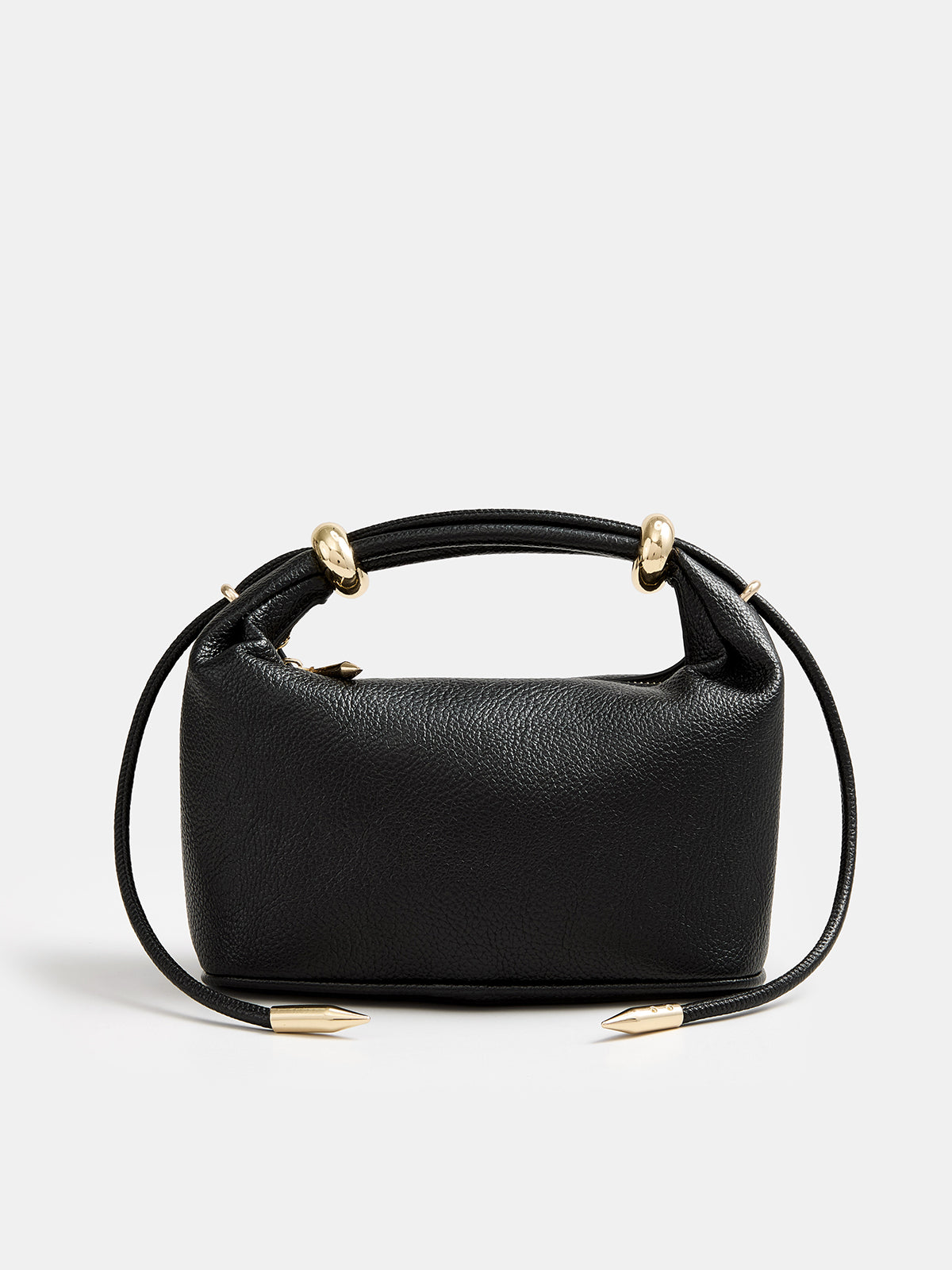 Metal Accent Mini Handbag