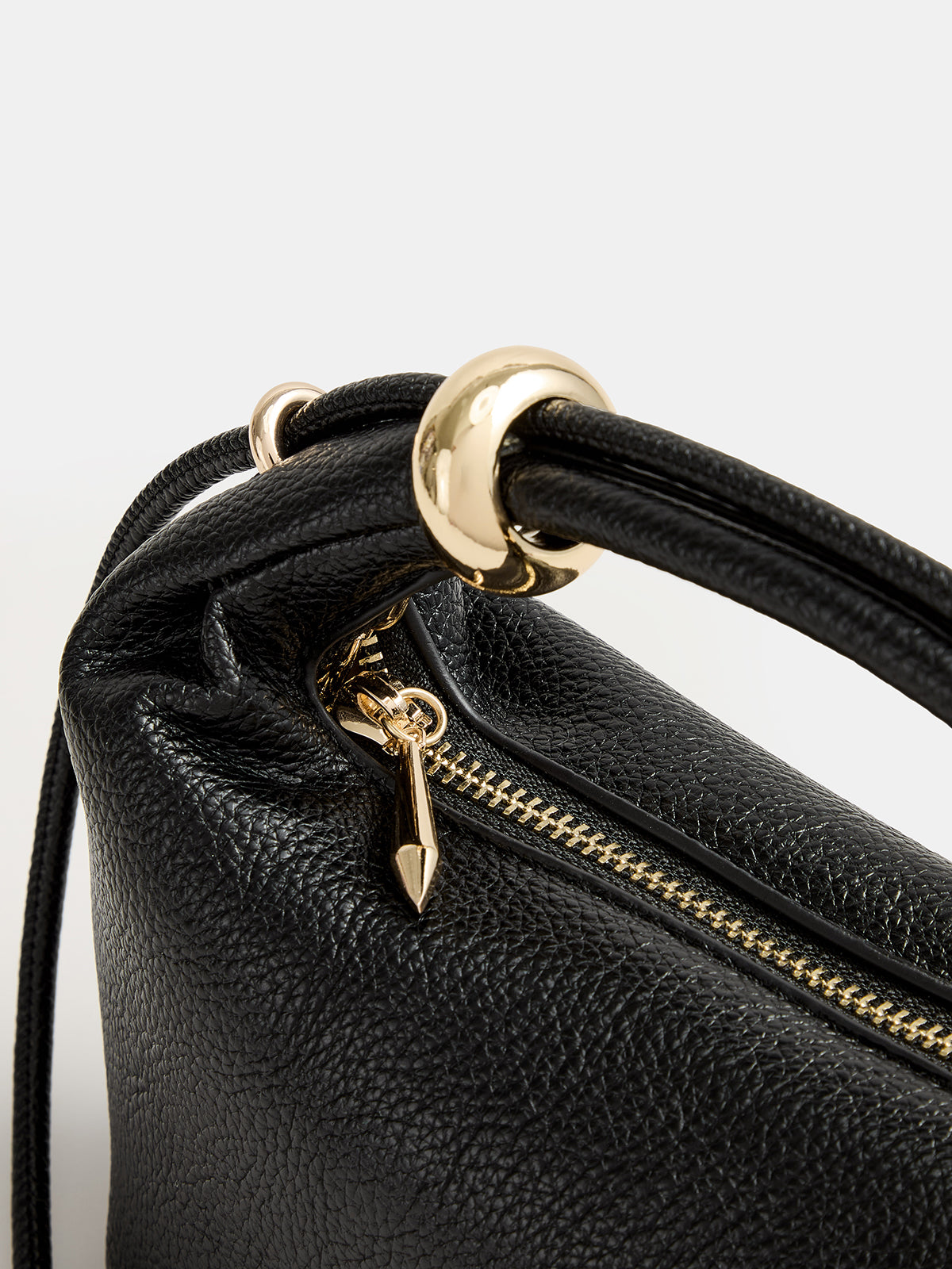 Metal Accent Mini Handbag
