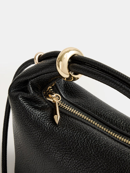 Metal Accent Mini Handbag