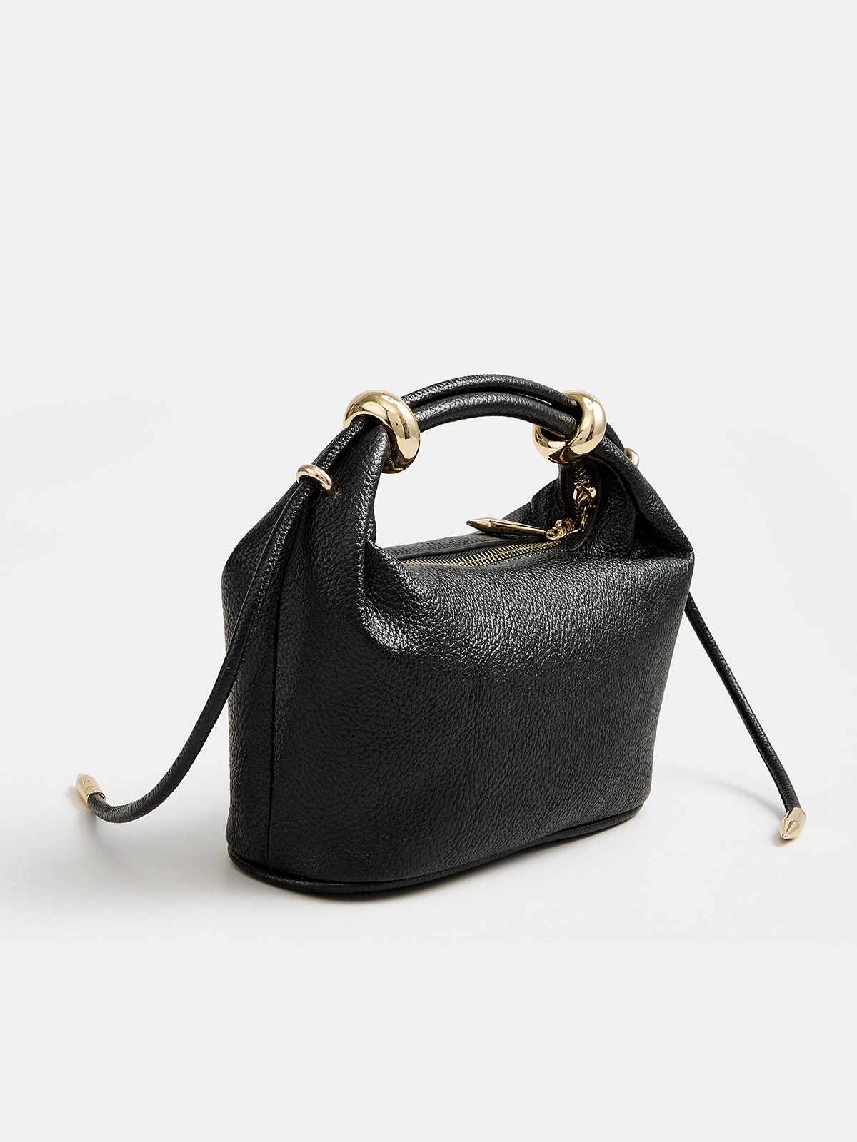 Metal Accent Mini Handbag