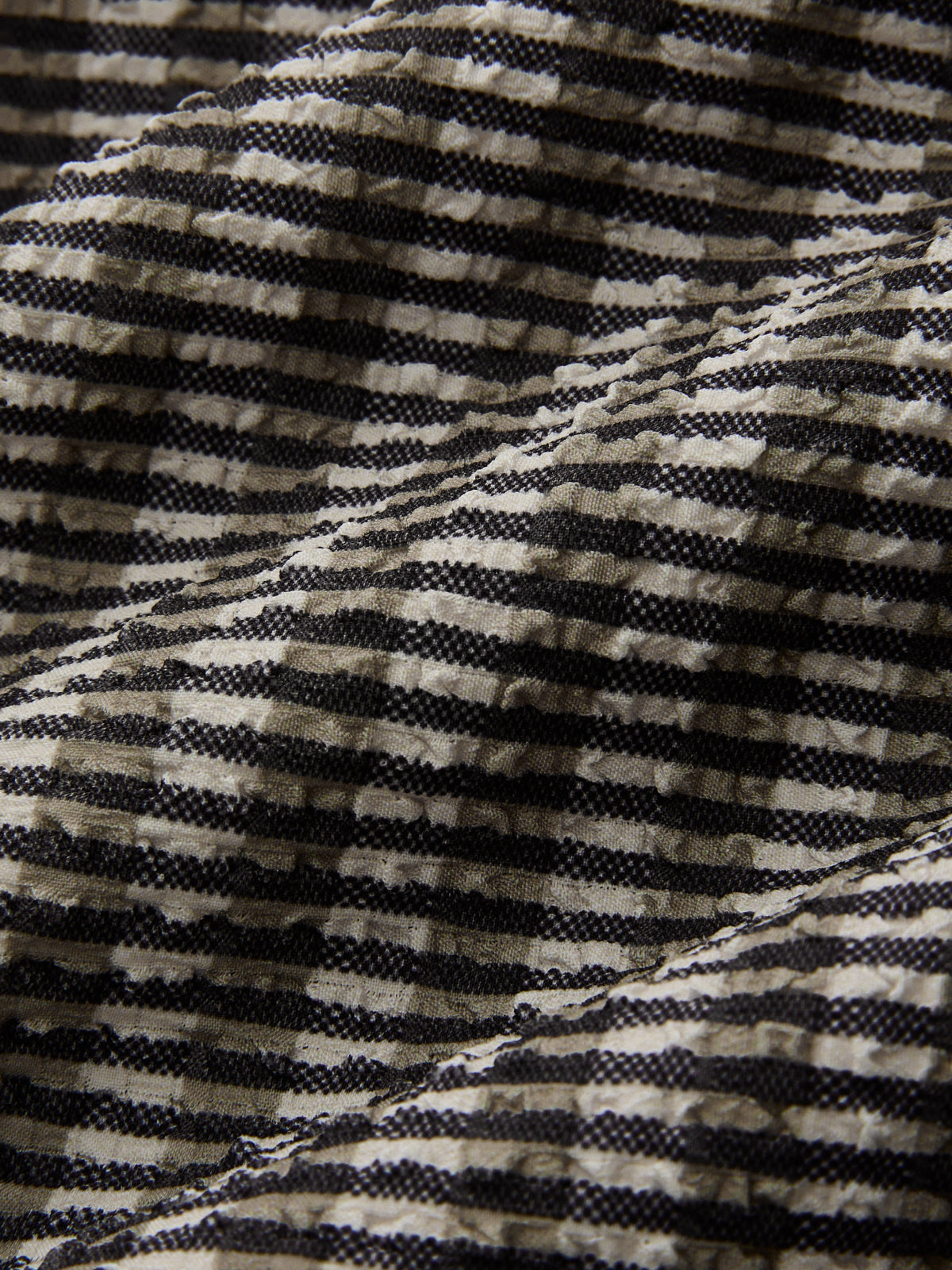 Textured Striped Sleeveless Asymmetrical Dress