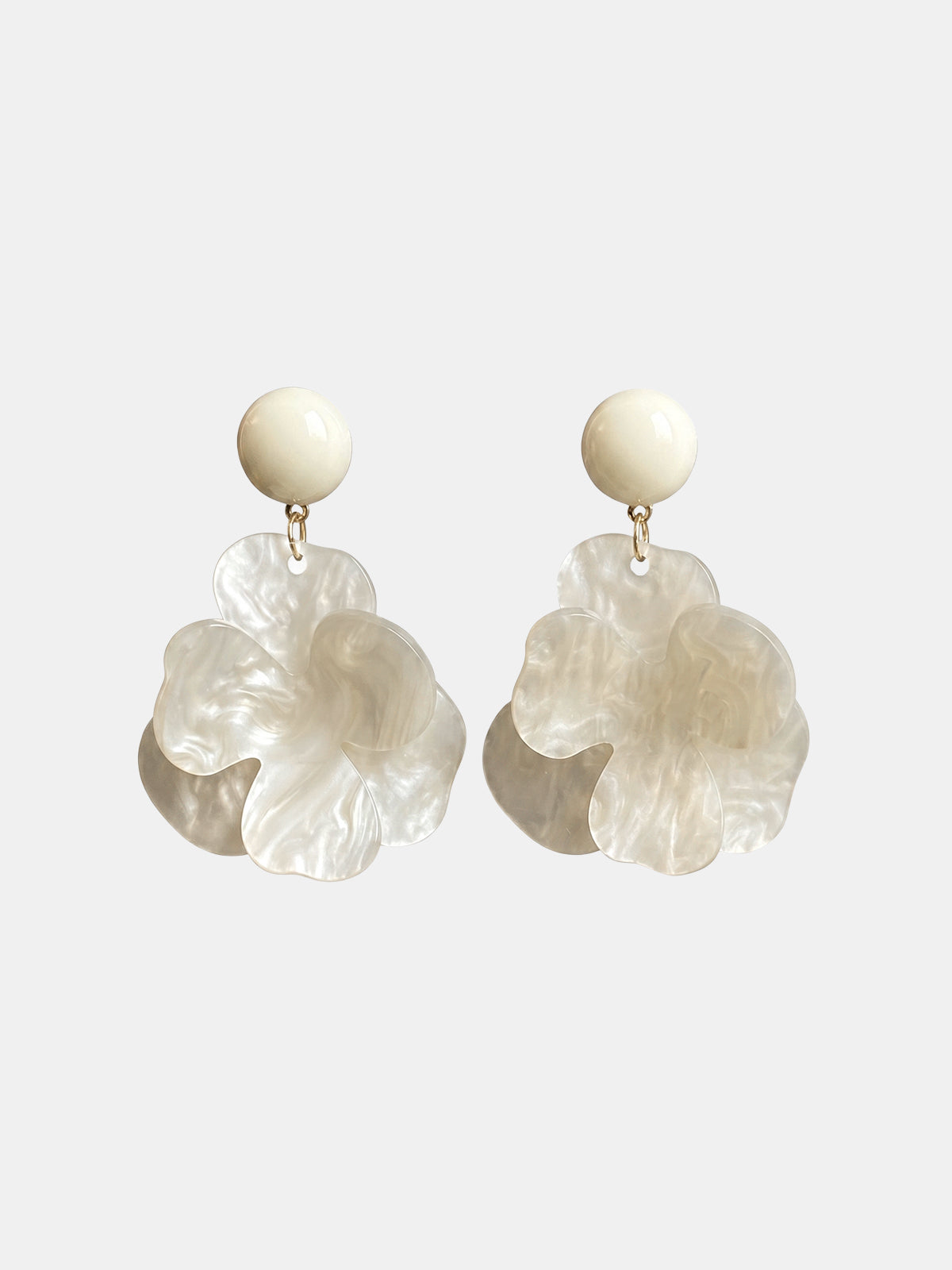 Large Floral Statement Earrings