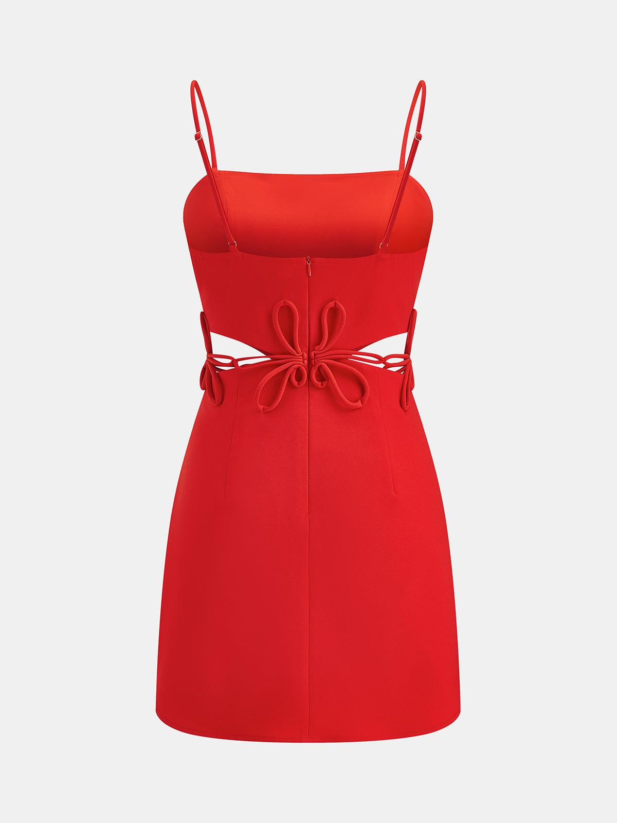 Chinese Knot Cutout Cami Mini Dress
