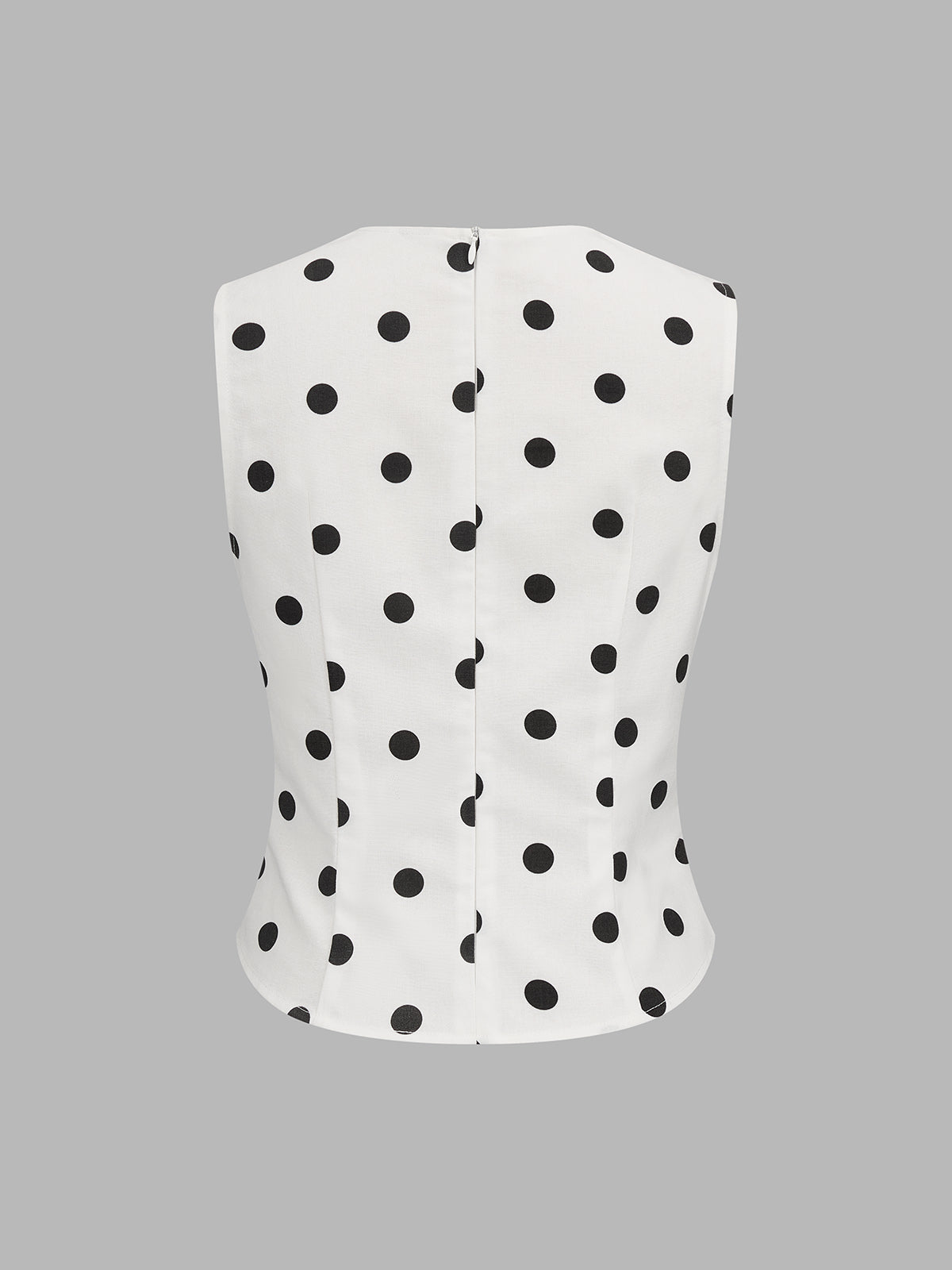 Polka Dot Twist Top & Belted Pants Set