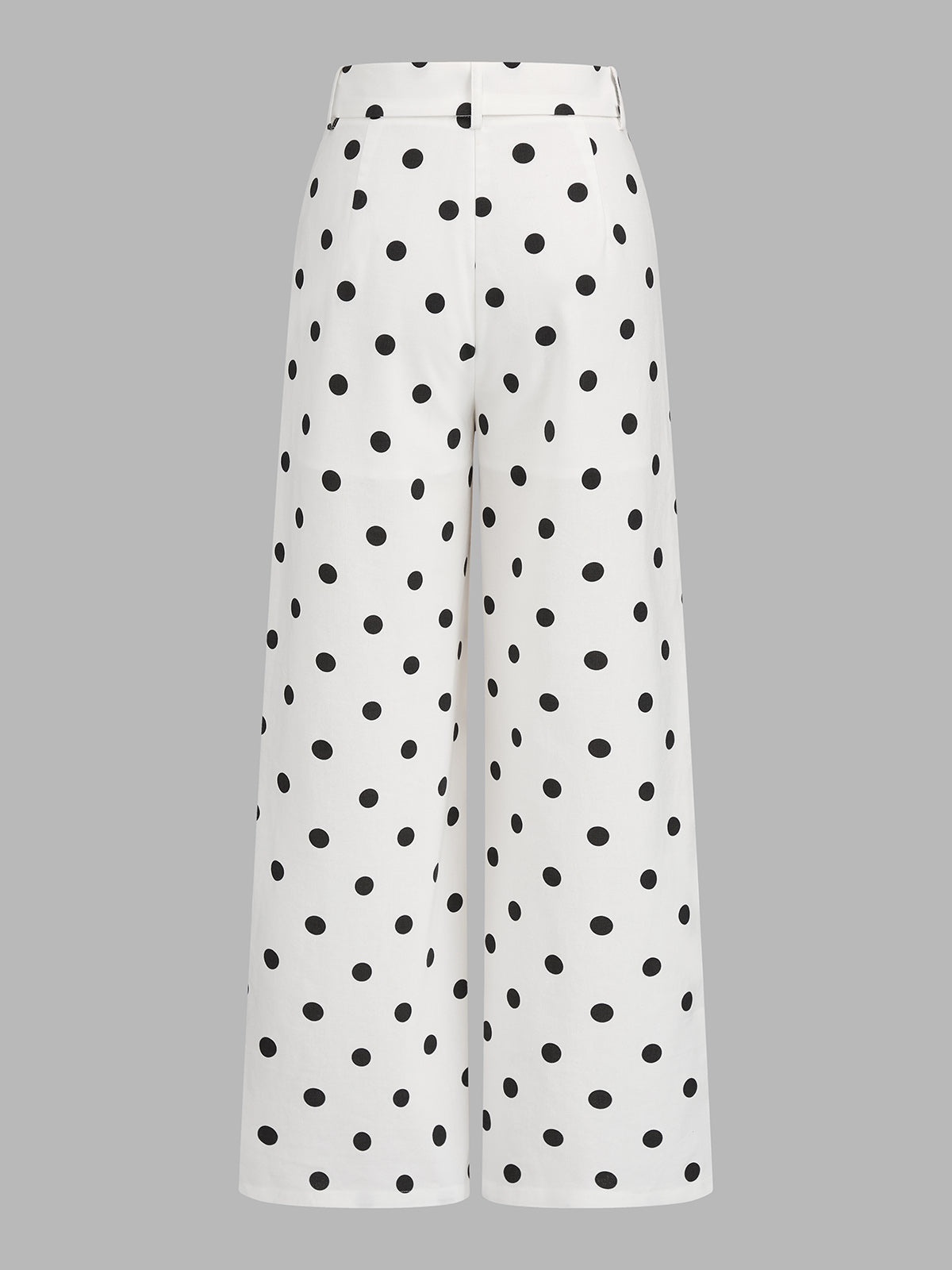 Polka Dot Twist Top & Belted Pants Set