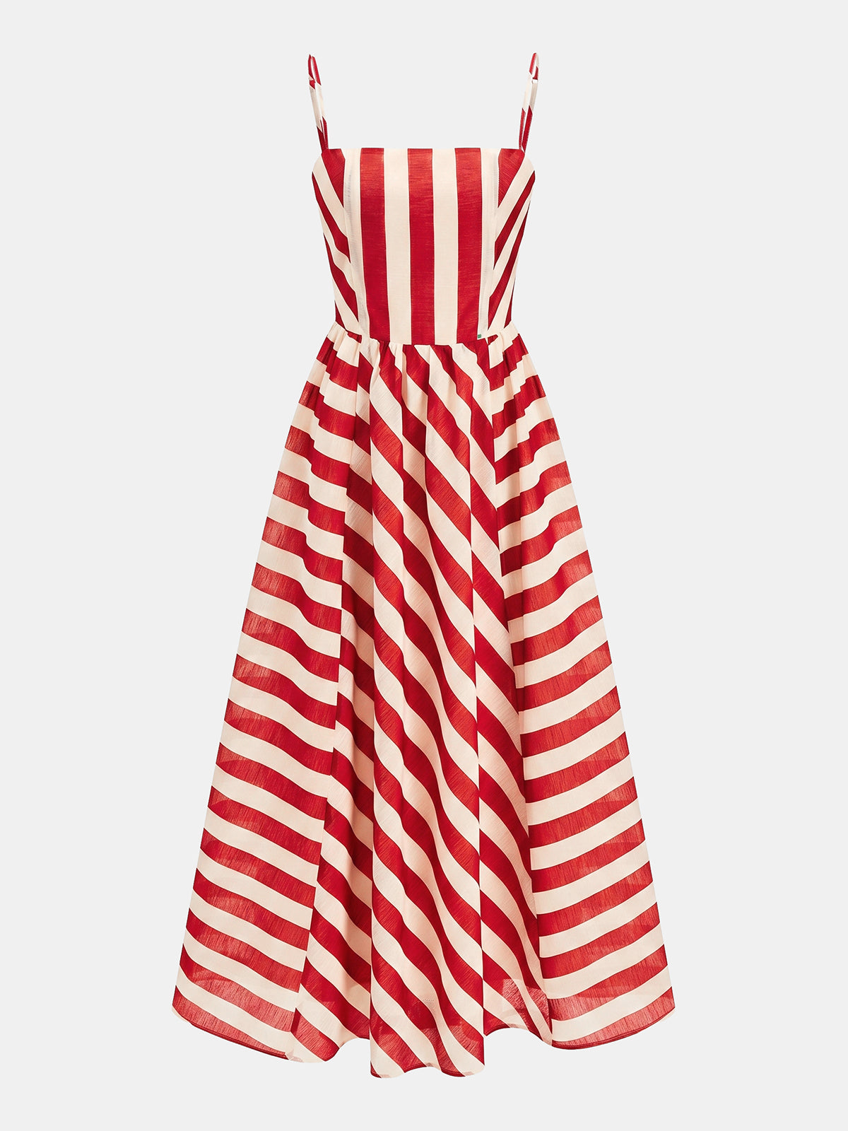 Striped Organza Cami Maxi Dress
