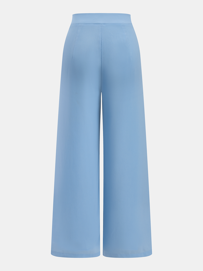Flowy Chiffon Sleeveless Top & Pants Set