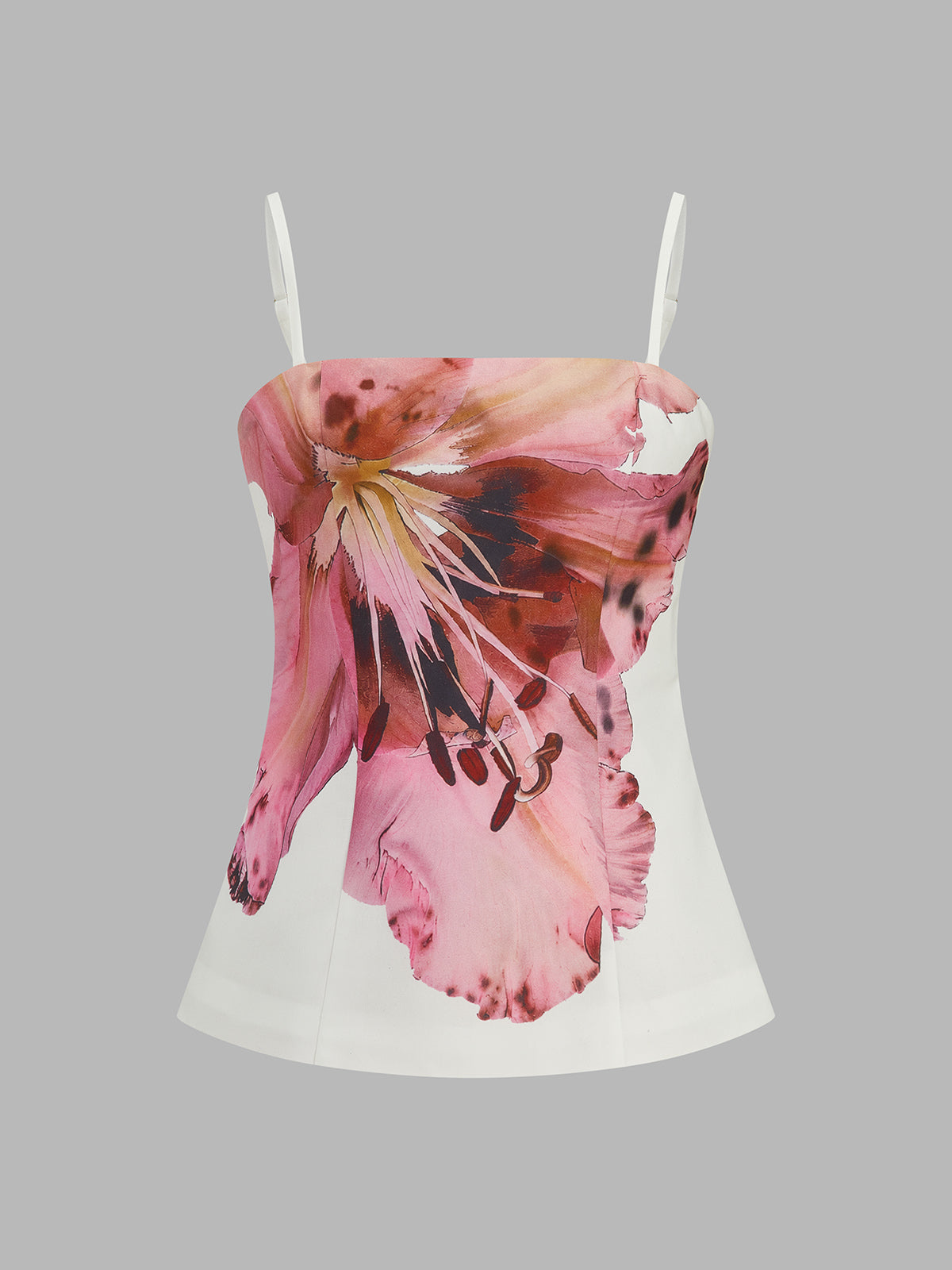 Floral Print Cami Top & Wide Leg Pants Set