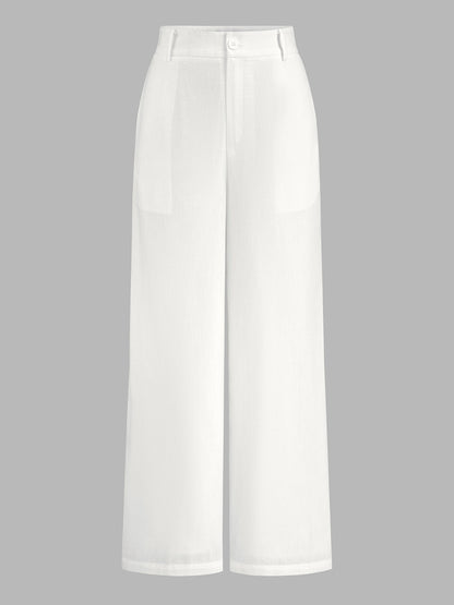 Lace Back Bow Vest & Pants Set