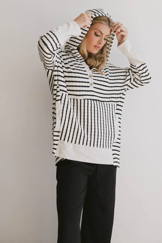 Austin Striped Hoodie - FINAL SALE