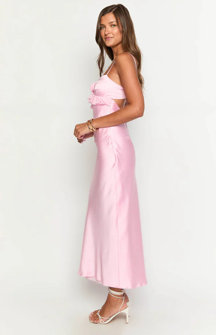 Bella Pink Maxi Dress