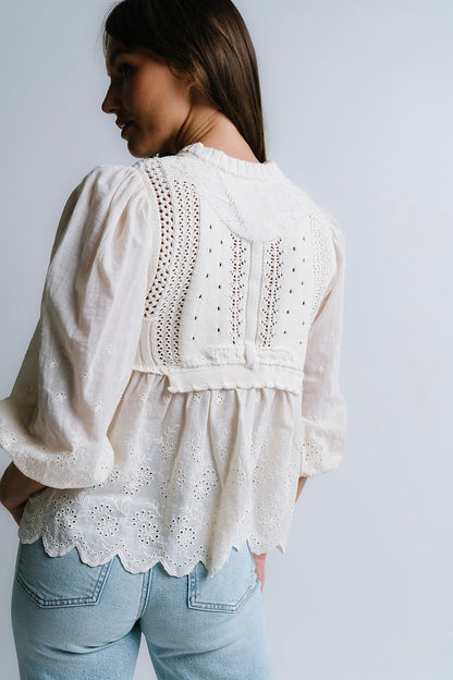Corey Embroidered Sweater - FINAL SALE