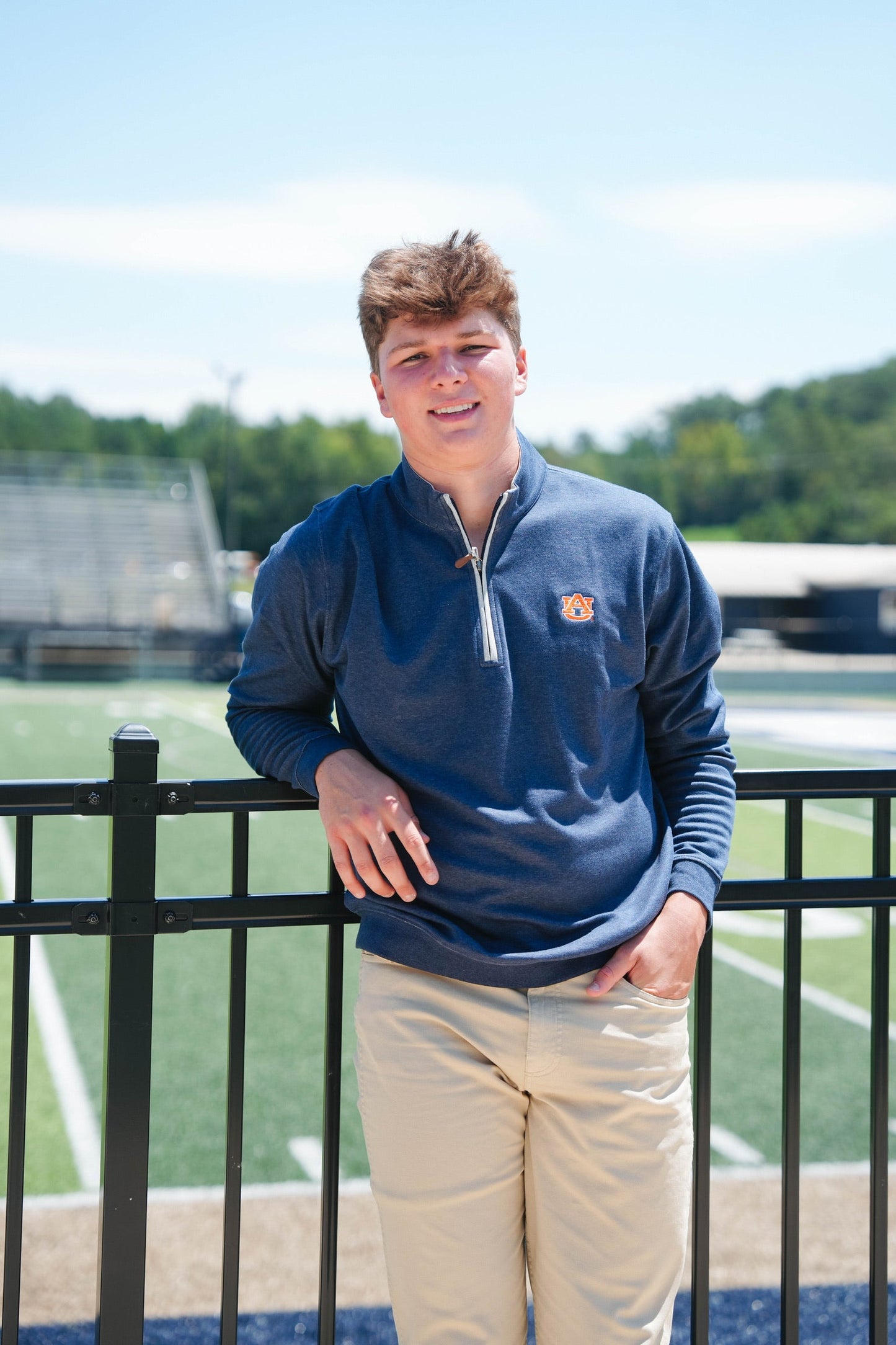 Johnnie O Sully Collegiate Quarter Zip Pullover