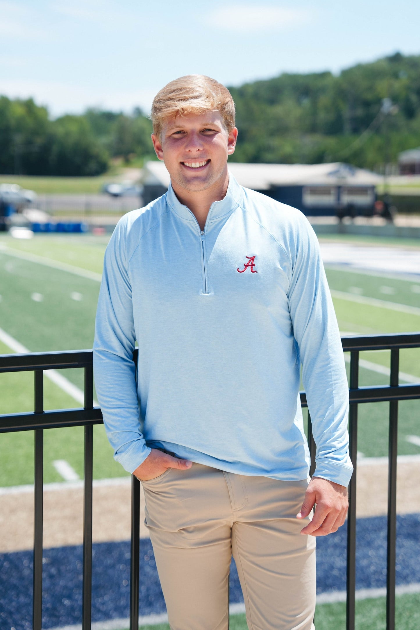 Johnnie O Freeborne Collegiate Quarter Zip Pullover